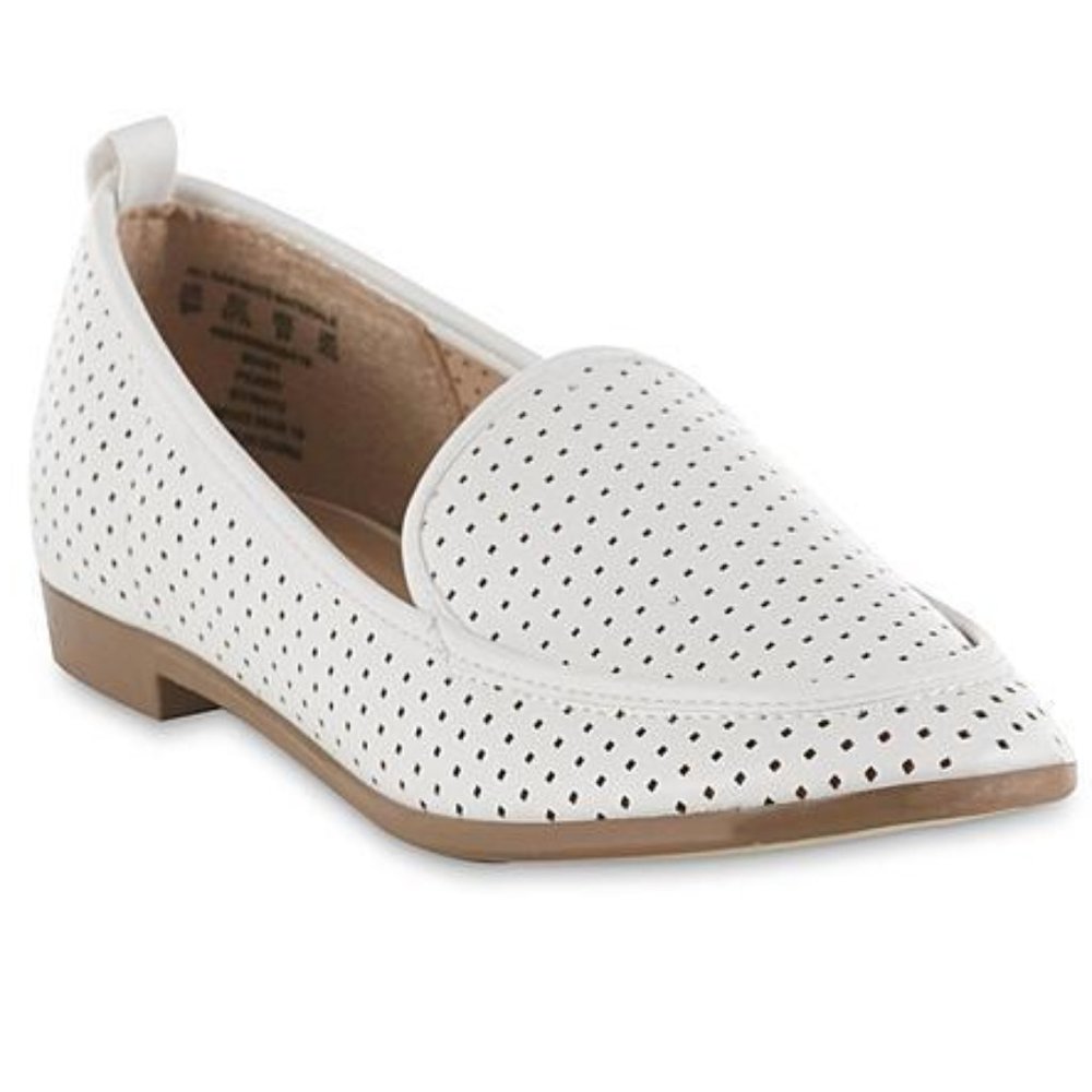 Simply Styled Women's Perry Loafer - White Size 11 - Picture 2 of 7